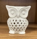 Owl statue decor figure bird Royalty Free Stock Photo