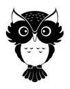 Cute Owl/ Eps Royalty Free Stock Photo