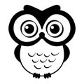 Owl vector eps Hand drawn, Vector, Eps, Logo, Icon, silhouette Illustration by crafteroks for different uses. Royalty Free Stock Photo
