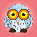 Owl vector mascot eps 10 Royalty Free Stock Photo