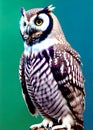 owls background knolling drawing Pantone color palette