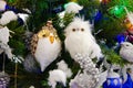 Owls decorations for christmas tree.