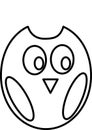 Owl vector icon or logo