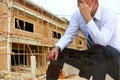 Owner in high pressure moment with construction project oversupply