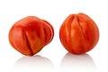 Ox Heart Tomatoes on white Background Royalty Free Stock Photo