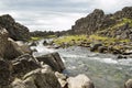 Oxara river (Iceland) Royalty Free Stock Photo