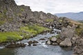 Oxara river (Iceland) Royalty Free Stock Photo