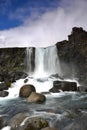 Oxarafoss Waterfall Royalty Free Stock Photo