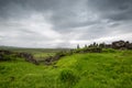 Oxarafoss waterfalls in Iceland Royalty Free Stock Photo