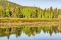 Oxbow Bend reflection, Grand Teton National Park