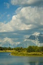 Oxbow Bend in the summer Royalty Free Stock Photo