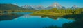 Oxbow Bend in the summer Royalty Free Stock Photo