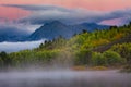 Oxbow Bend Sunrise Royalty Free Stock Photo