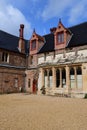 Courtyard, Oxburgh Hall, Oxborough, Norfolk, England, UK Royalty Free Stock Photo