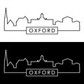 Oxford, Mississippi skyline. Royalty Free Stock Photo