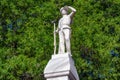 Confederate Soldier Monument at University of Mississippi Royalty Free Stock Photo