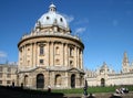 The Radcliffe Camera in Oxford on March 25, 2005. Unidentified people Royalty Free Stock Photo