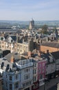 Oxford skyline with Christ church college Royalty Free Stock Photo