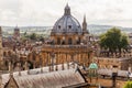 Oxford skyline with Radcliffe Camera Royalty Free Stock Photo