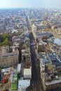 Oxford Street High Angle View