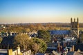 Oxford town with far end of the land Royalty Free Stock Photo