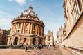 OXFORD, UK - AUG 29, 2019: Radcliffe Camera, Bodleian Library, Oxford University, Oxford, Oxfordshire, England, UK