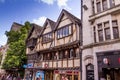 Cornmarket Street at sunny summer day. Oxford Royalty Free Stock Photo