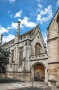 Magdalen college (1458). Inner yard and campus buildings. Oxford University Royalty Free Stock Photo