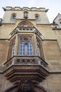 Oxford, UK - October 13, 2018: City buildings known as the home of the University of Oxford.