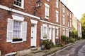 OXFORD/ UK- OCTOBER 26 2016: Exterior Of Terraced Houses In Oxford Royalty Free Stock Photo