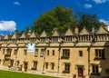 Courtyard of Old Quadrangle of Brasenose college of Oxford University Royalty Free Stock Photo