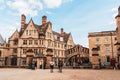 OXFORD, UNITED KINGDOM - AUG 29 2019 : The Bridge of Sighs connecting two buildings at Hertford College in Oxford, England