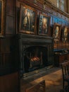 Oxford, United Kingdom : Photograph of the grand fireplace