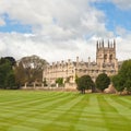 Oxford University College buildings Royalty Free Stock Photo