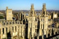 Oxford university, England, All Saints college Royalty Free Stock Photo