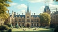 Oxford University Hall Of Residence: Gothic Revival In Studio Ghibli Style