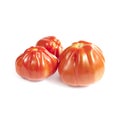 Oxheart tomatoes isolated Royalty Free Stock Photo