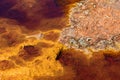 Oxidised iron minerals in water - Red River Rio Tionto, Huelva, Andalusia, Spain