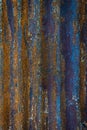 Oxidized colorful textured metal Royalty Free Stock Photo
