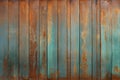 Oxidized Copper Patina Corrugated Sheet Metal Grunge Background Texture