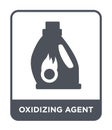 oxidizing agent icon in trendy design style. oxidizing agent icon isolated on white background. oxidizing agent vector icon simple Royalty Free Stock Photo