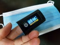 Oximeter is a device that estimates the amount of oxygen in your blood.