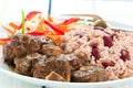 Oxtail Curry with Rice - Carib Royalty Free Stock Photo