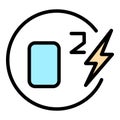 Oxygen concentrator icon vector flat