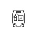 Oxygen Concentrator line icon