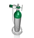 Oxygen cylinder Royalty Free Stock Photo