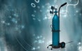 Oxygen Cylinder Royalty Free Stock Photo