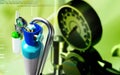Oxygen Cylinder Royalty Free Stock Photo