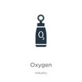 Oxygen icon vector. Trendy flat oxygen icon from industry collection isolated on white background. Vector illustration can be used Royalty Free Stock Photo