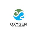 oxygen infinity  icon vector design concept Royalty Free Stock Photo